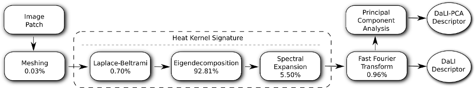 Flowchart of the process of creating the DaLI descriptor