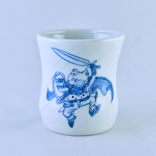 カエルの湯のみ