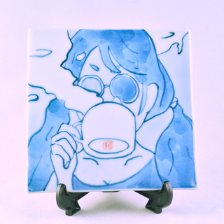 コーヒーガールのタイル