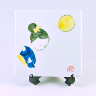 着物娘のタイル